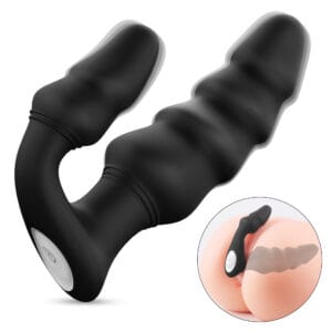 tep-Layered Unisex Anal Plug with Strong Vibrations
