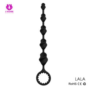 Spiral Silicone Anal Beads for Intense Layered Pleasure
