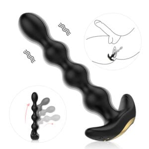 Flexible Pagoda Silicone Anal Beads for Women